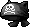 Small Black Devil Hat